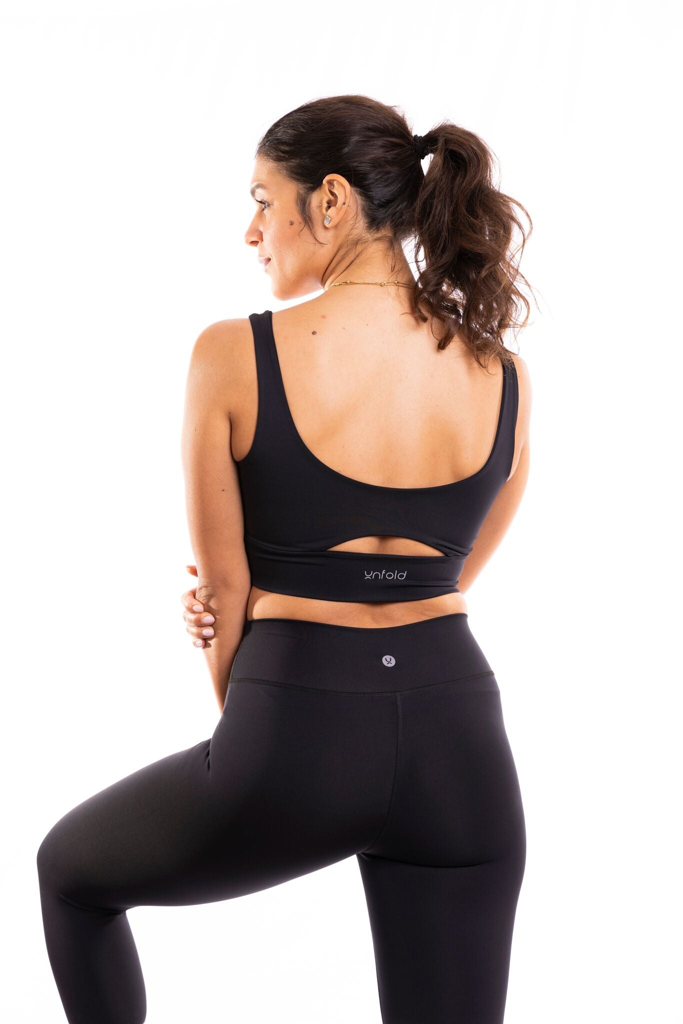 CROP TOP - MIDNIGHT BLACK