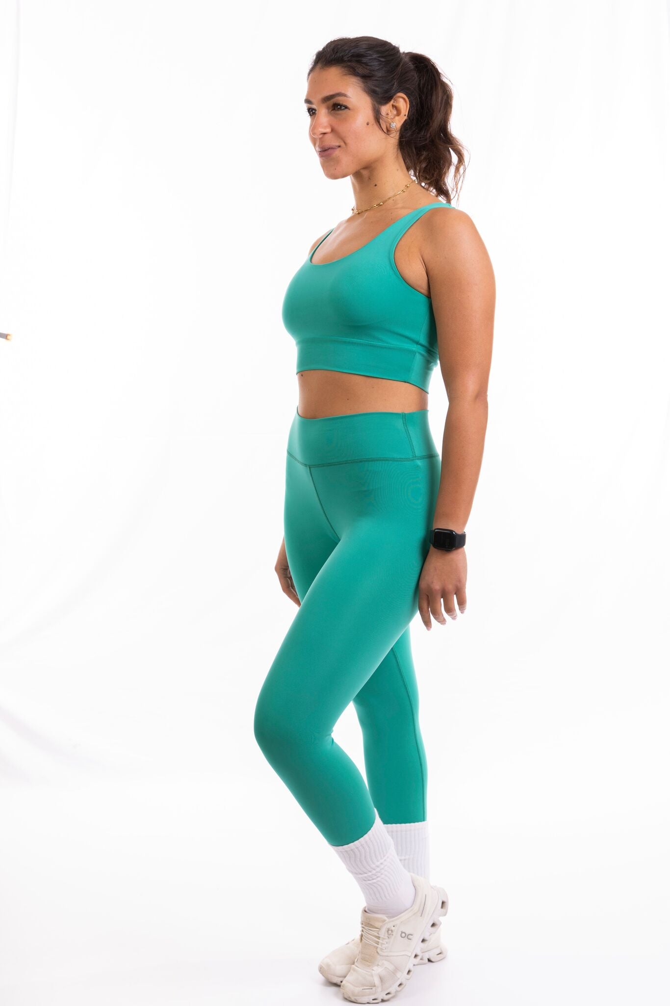 CROP TOP - EMERALD GREEN