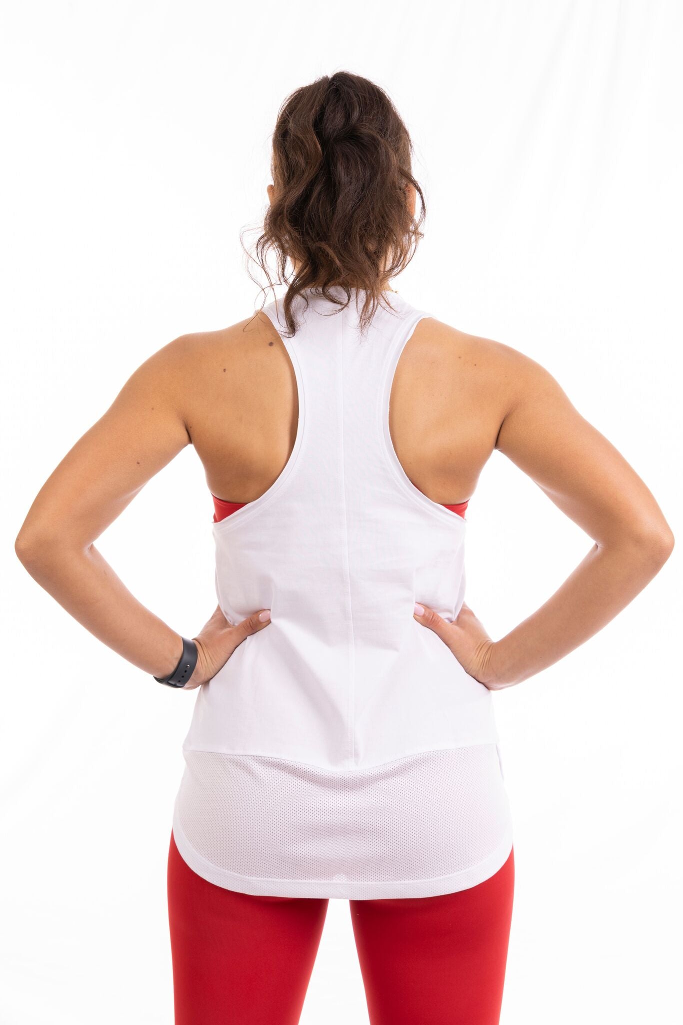 RELAXED RACERBACK - MILKY WHITE