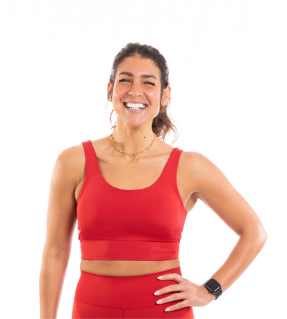 CROP TOP - CLASSIC RED