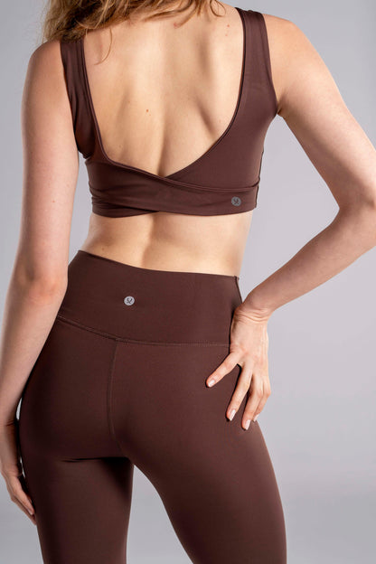 CROP TOP - COCOA BROWN