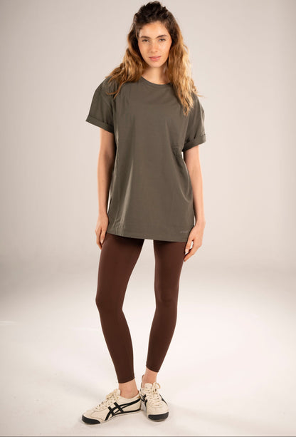 OVERSIZED UNISEX T-SHIRT - OLIVE GREEN