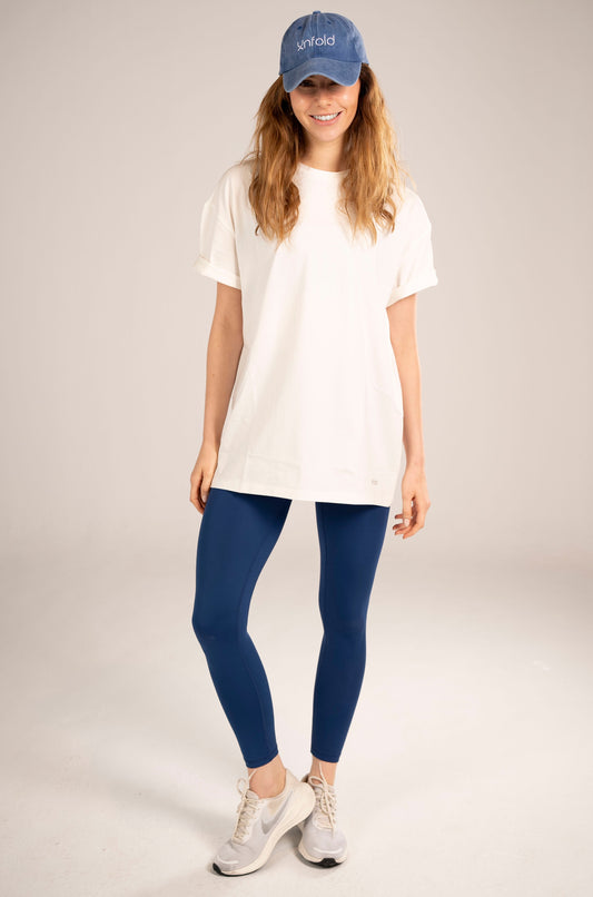 OVERSIZED UNISEX T-SHIRT - MILKY WHITE