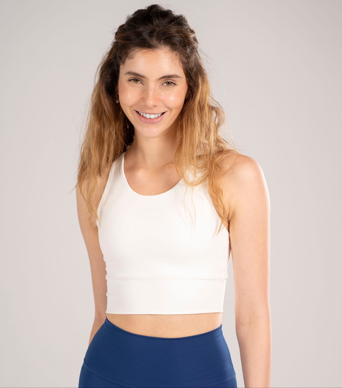 RACERBACK TANK TOP - MILKY WHITE