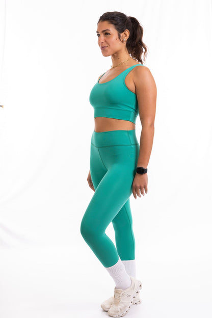 CROP TOP - EMERALD GREEN