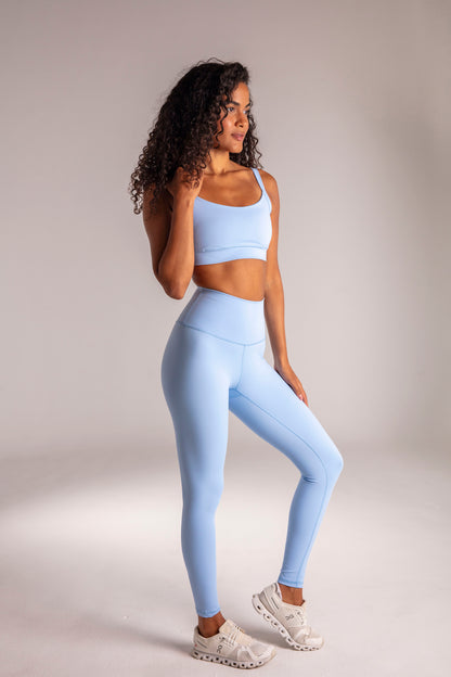 CONTOUR LEGGINGS - SKY BLUE