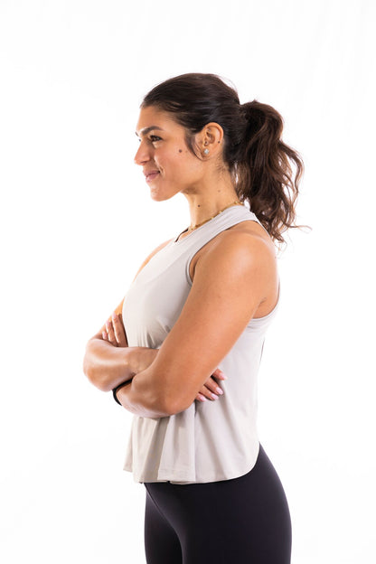 INFINITY TOP - NEUTRAL GREY
